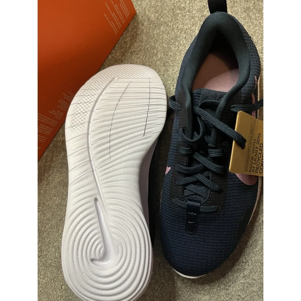 Nike Flex Experience RN 12 Armory Navy/Plum Dust-Black Women's Size 9 NWT